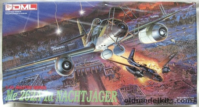 DML 1/48 Messerschmitt Me-262 A-1a Nachtjager - Master Series - (Me262A-1), 5515 plastic model kit